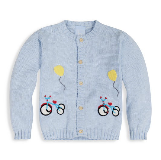 Applique Bike Cardigan
