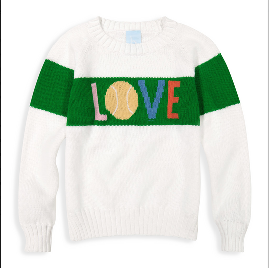 Intarsia Love Pullover