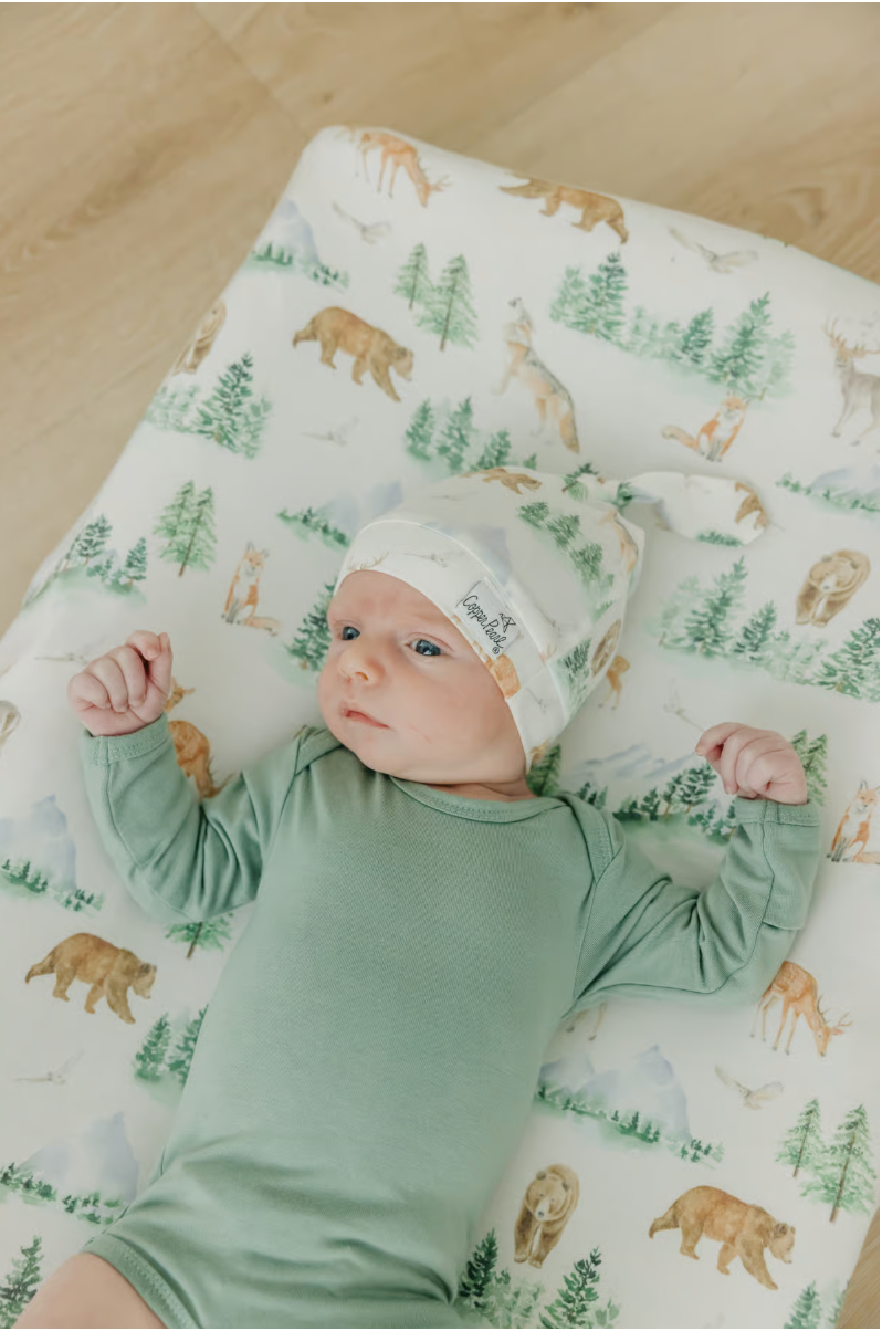 Grayson Top Knot Hat (0-4 M)