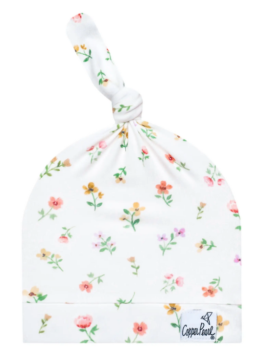 Eloise Top Knot Hat (0-4 M)