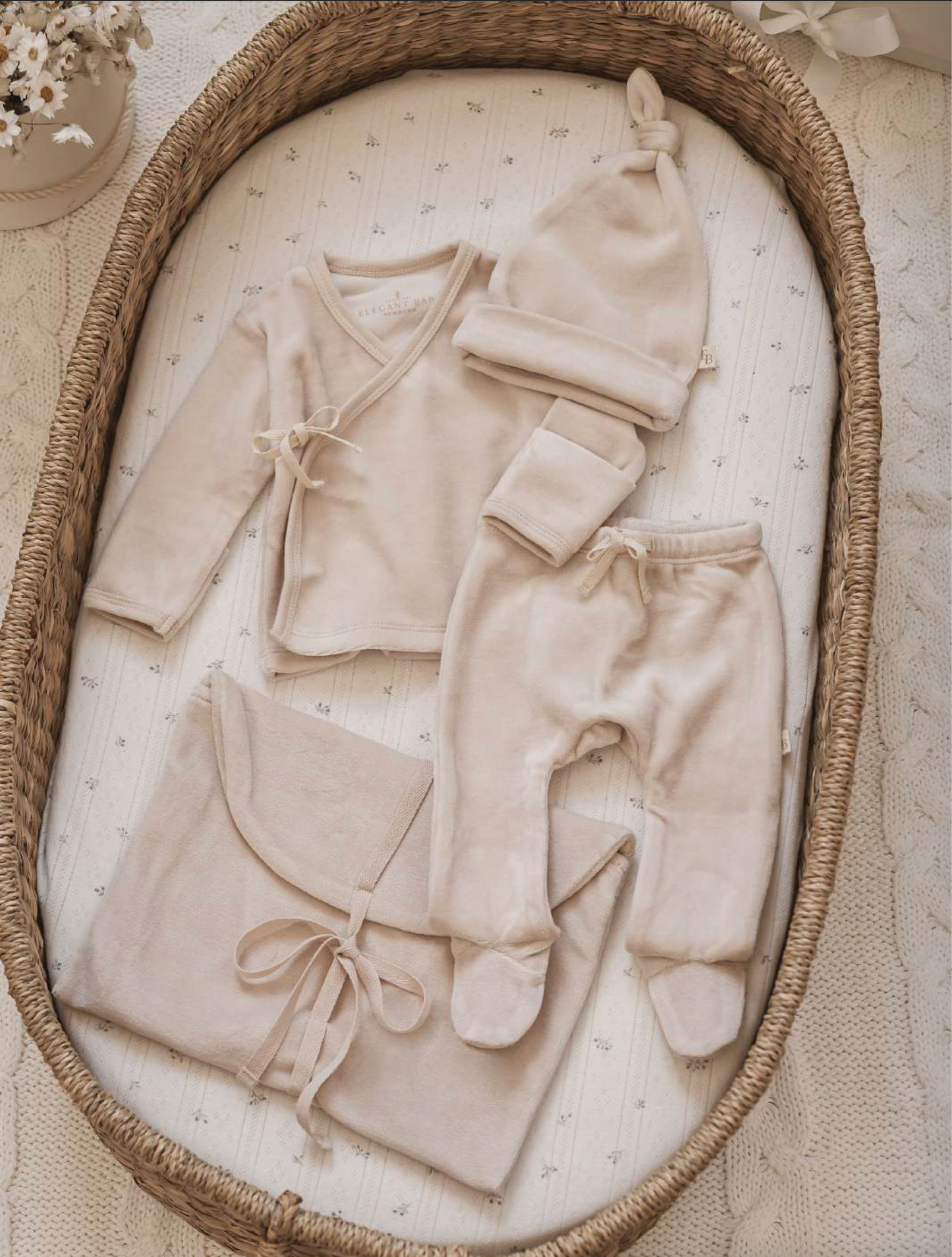 NB Whisper White Velour Set