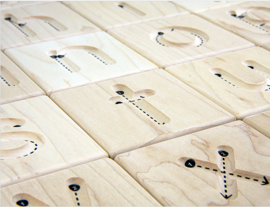 27 Pc Alphabet Tracing Tiles