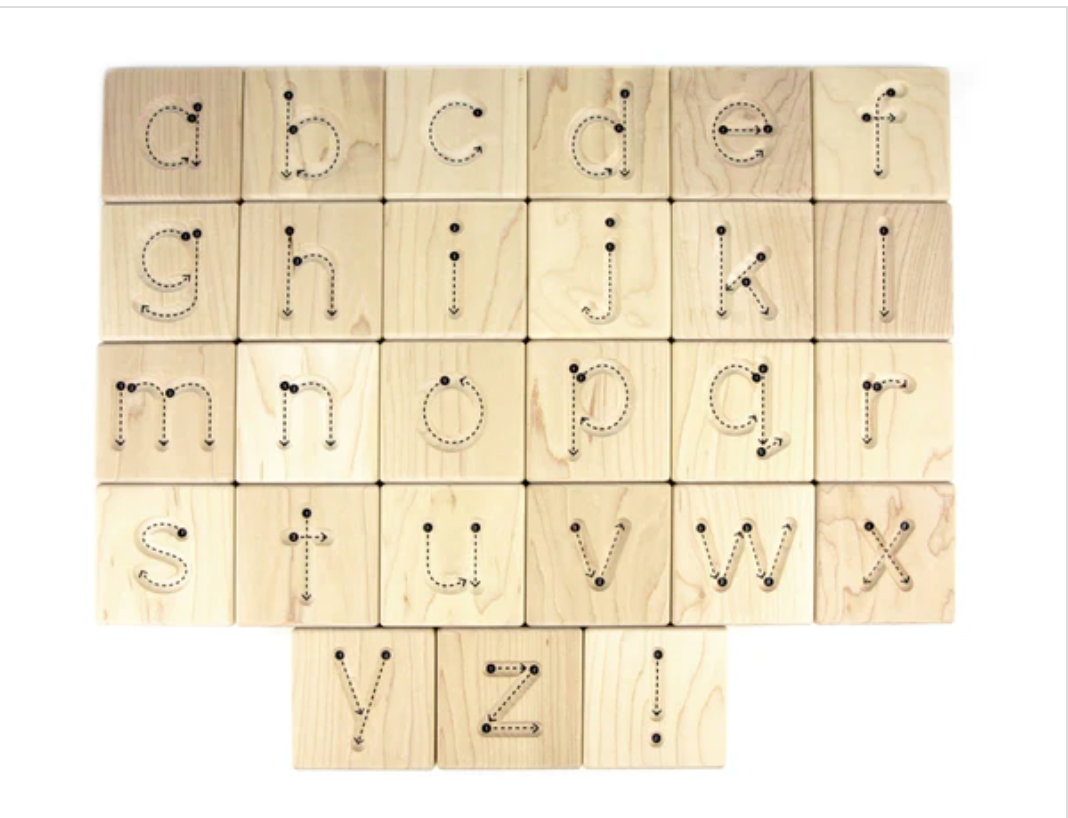 27 Pc Alphabet Tracing Tiles