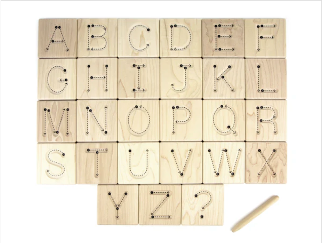 27 Pc Alphabet Tracing Tiles