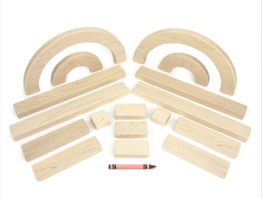 Letter, Number & Shape Block Set