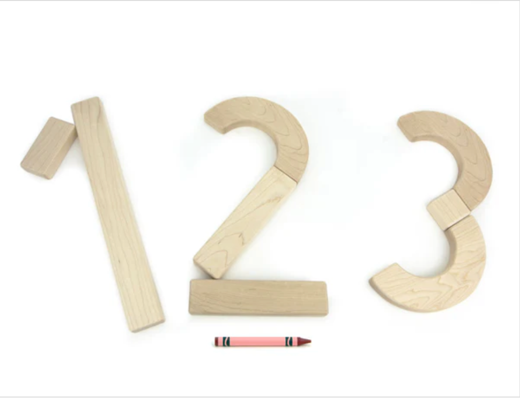 Letter, Number & Shape Block Set