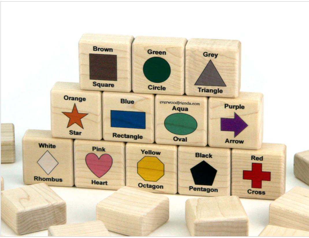 Color & Shape Wooden Matching Game