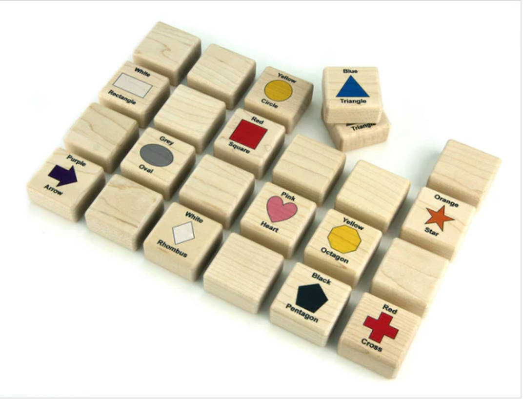 Color & Shape Wooden Matching Game