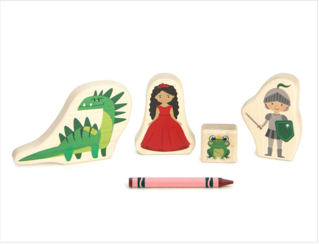 LIMITED Fairytale 4 Pc Shape Block Set