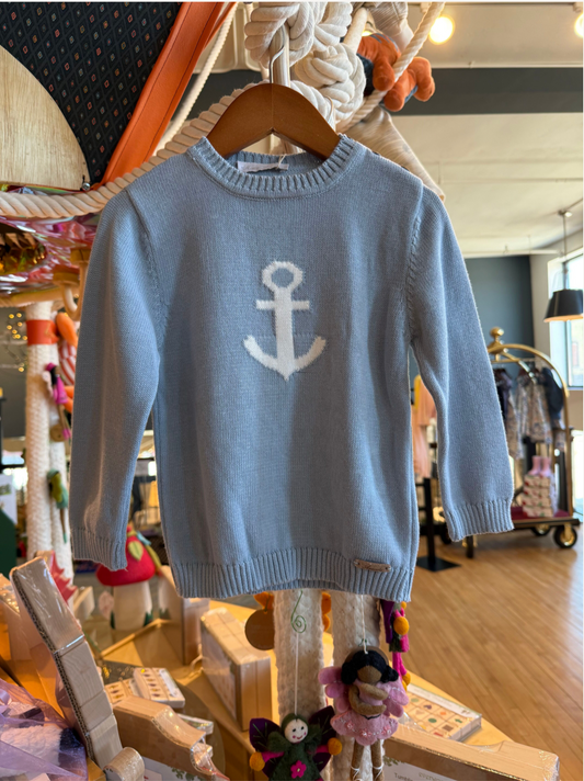 Surrey Anchor Blue Sweater