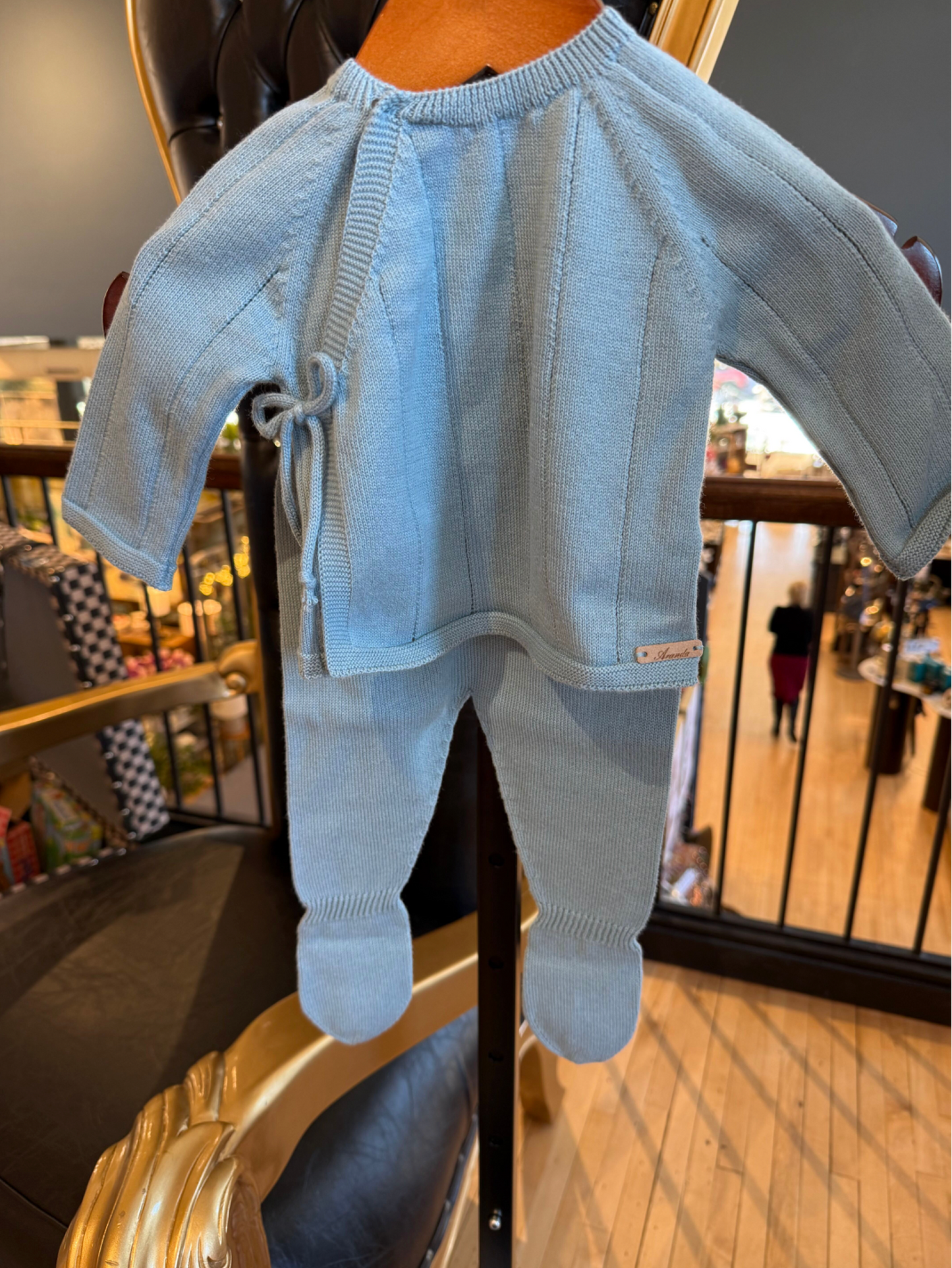 Milton Collection Green 2-Pc Set