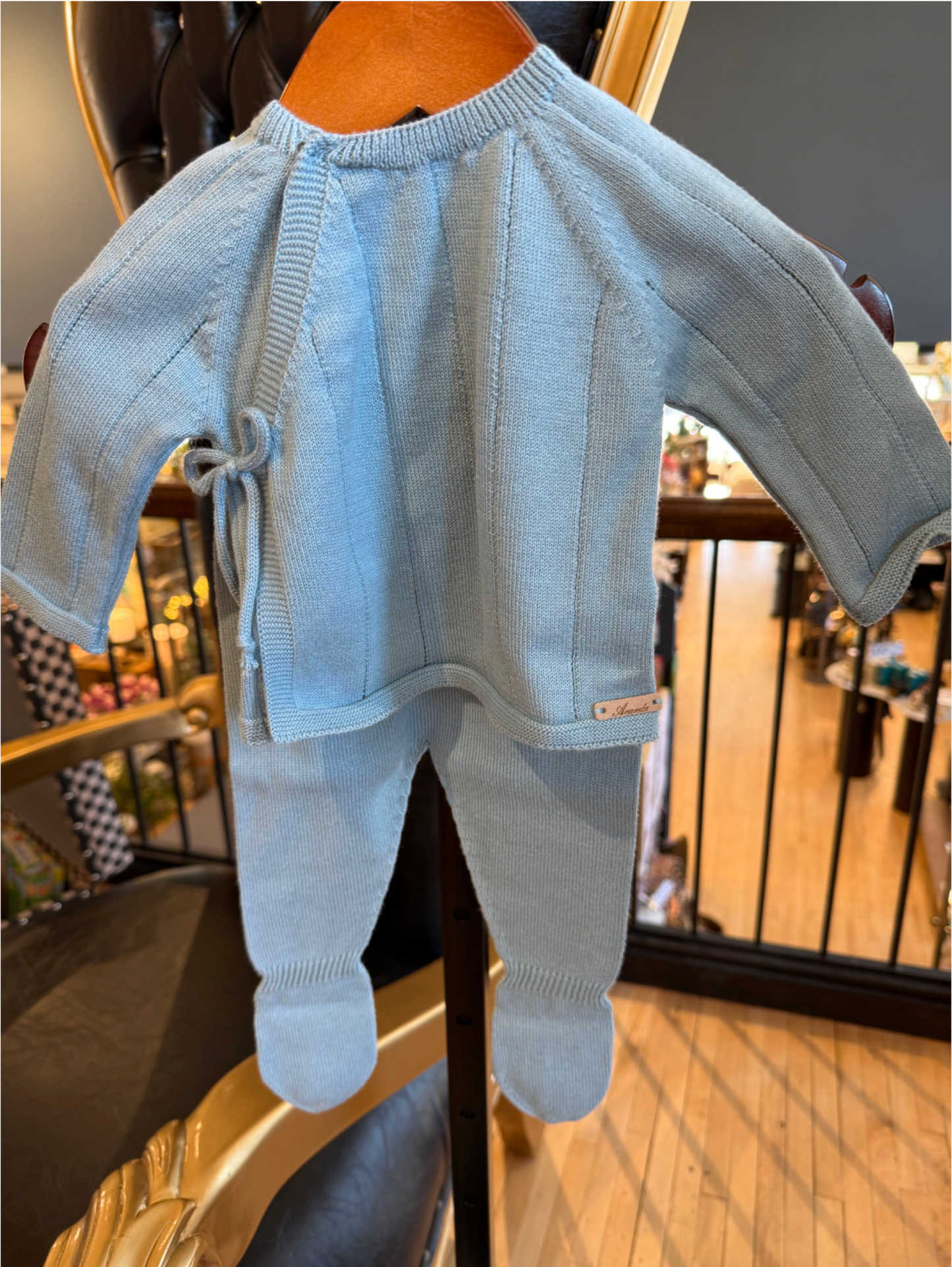 Milton Collection Green 2-Pc Set