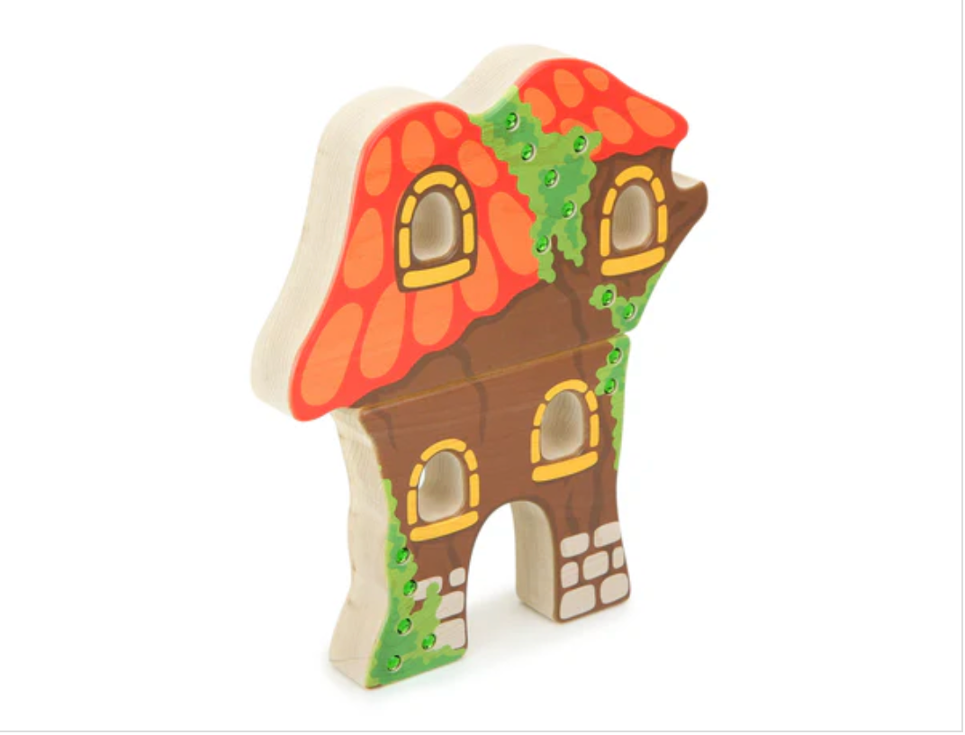 Mushroom Fairie House Block Set