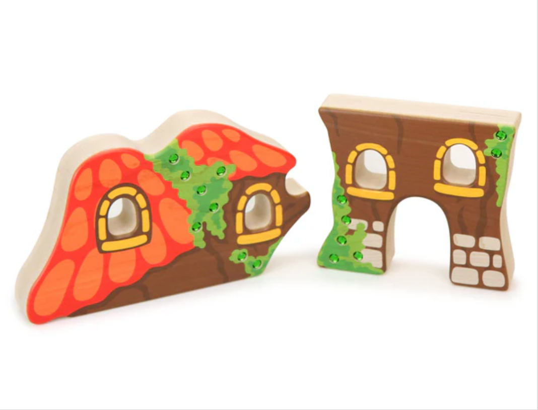 Mushroom Fairie House Block Set