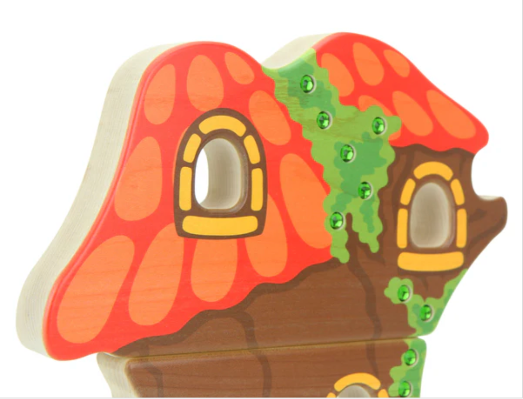 Mushroom Fairie House Block Set