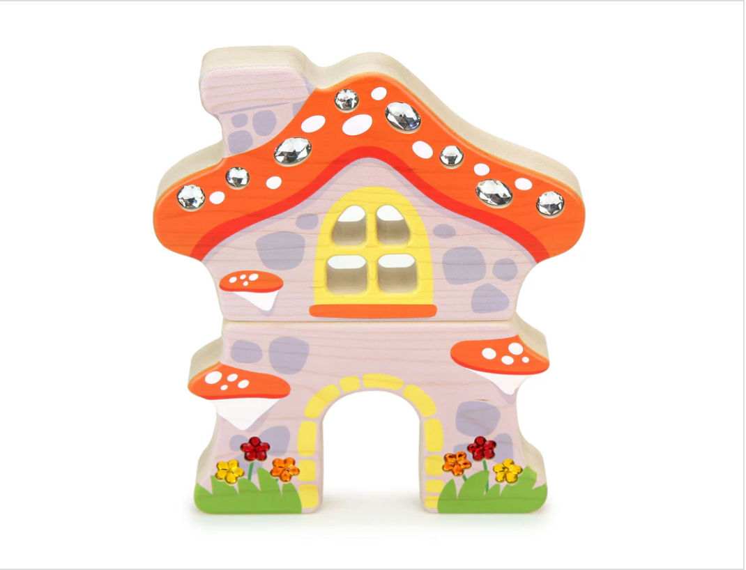 Stone Faerie House Block Set