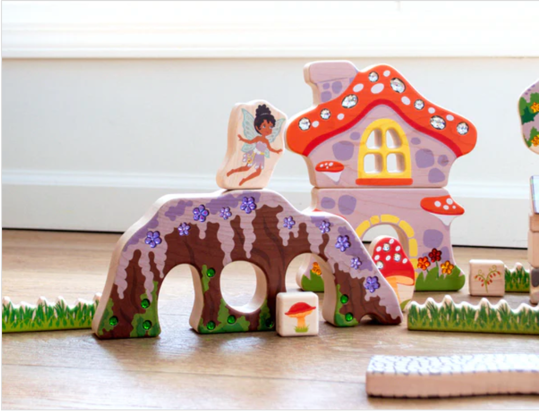 Stone Faerie House Block Set