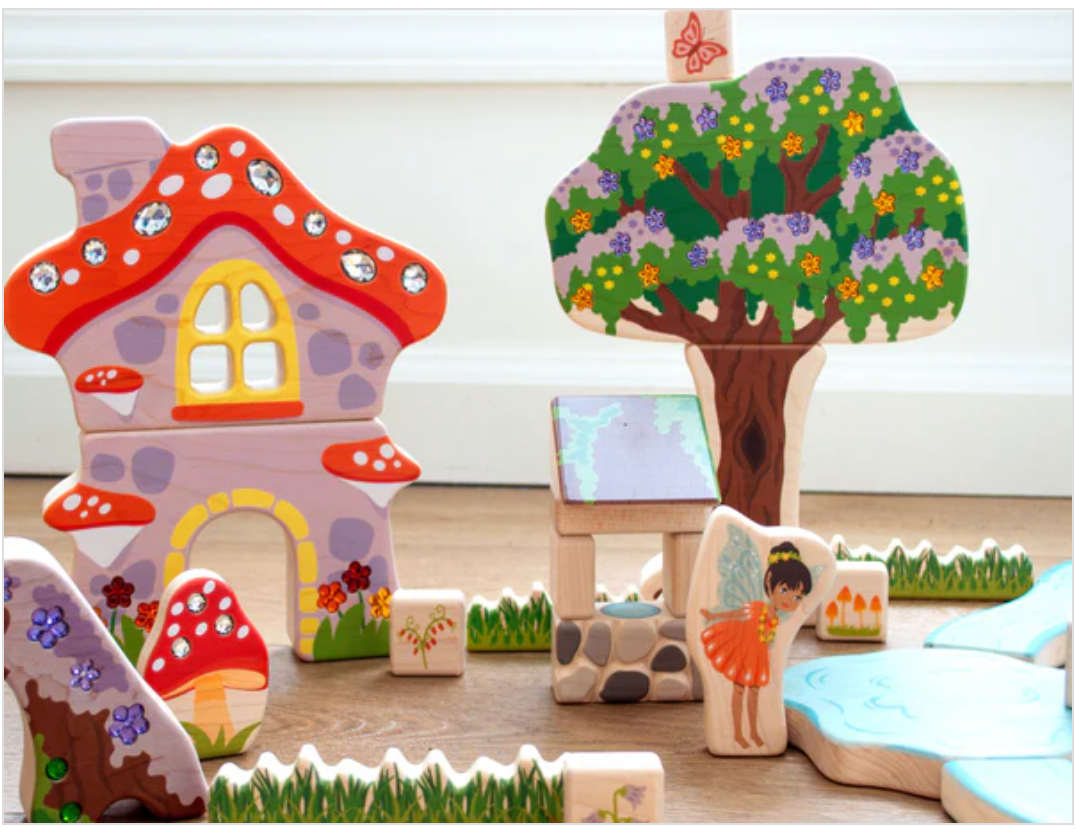 Stone Faerie House Block Set