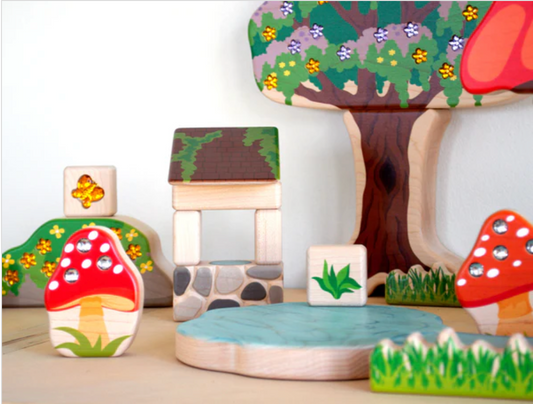Toadstools Shaped Gem Blocks