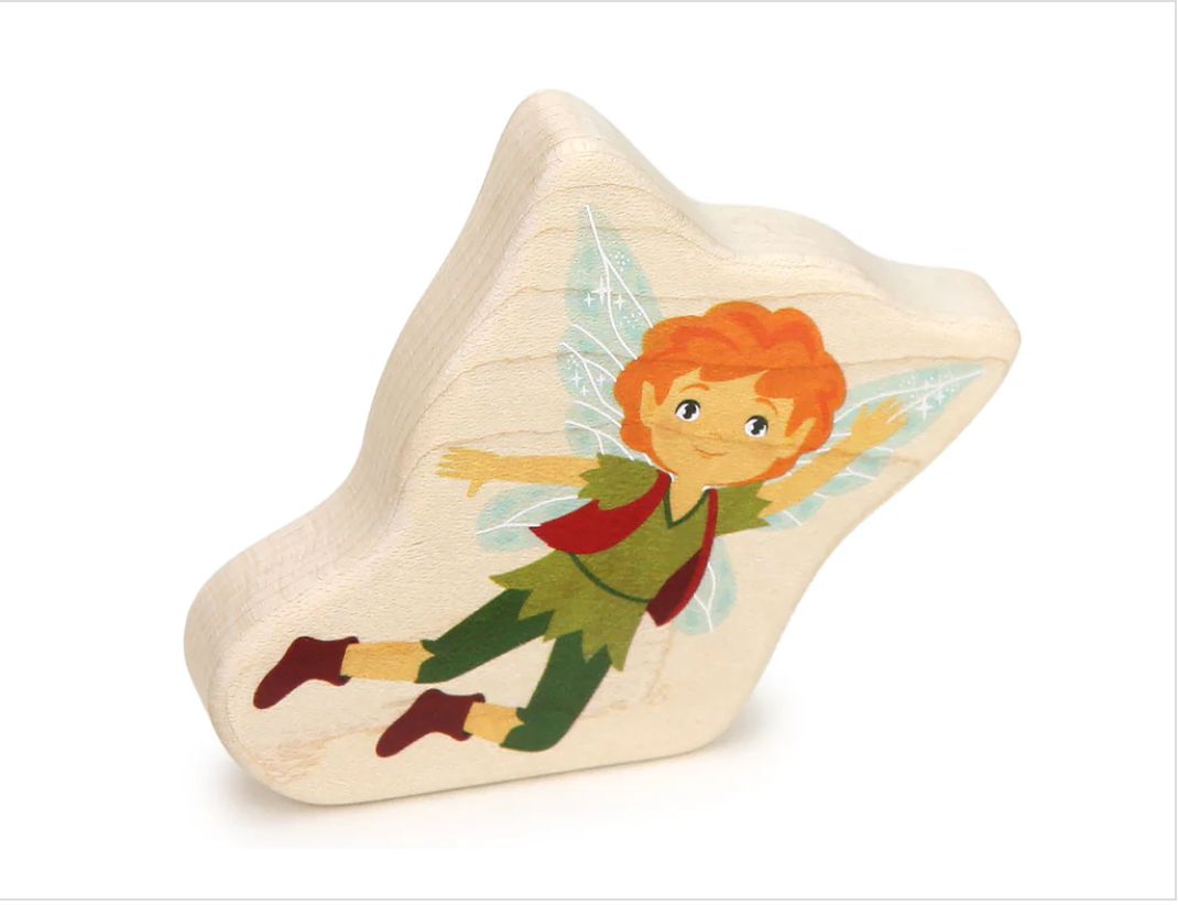Orange Fairie Double-Sided Block