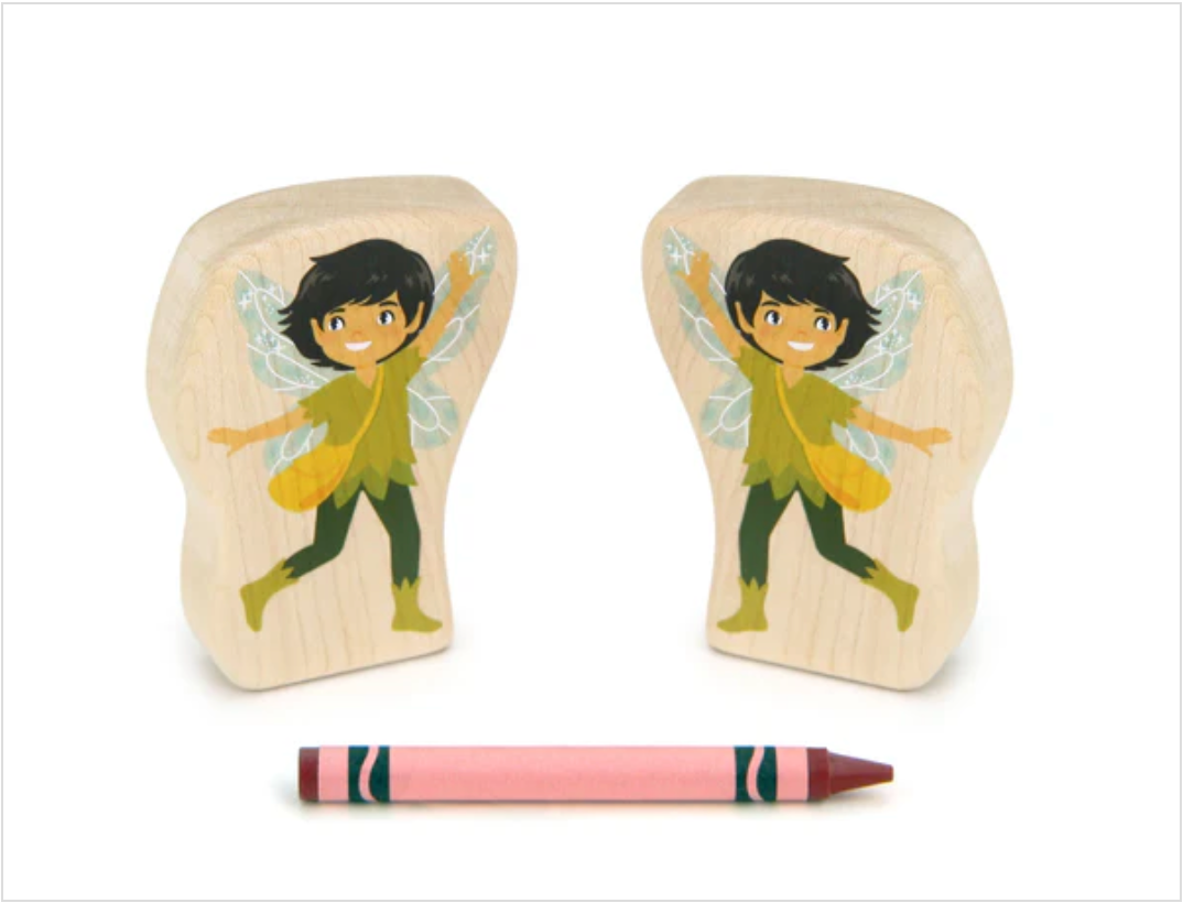 Green Faerie Double-Sided Block