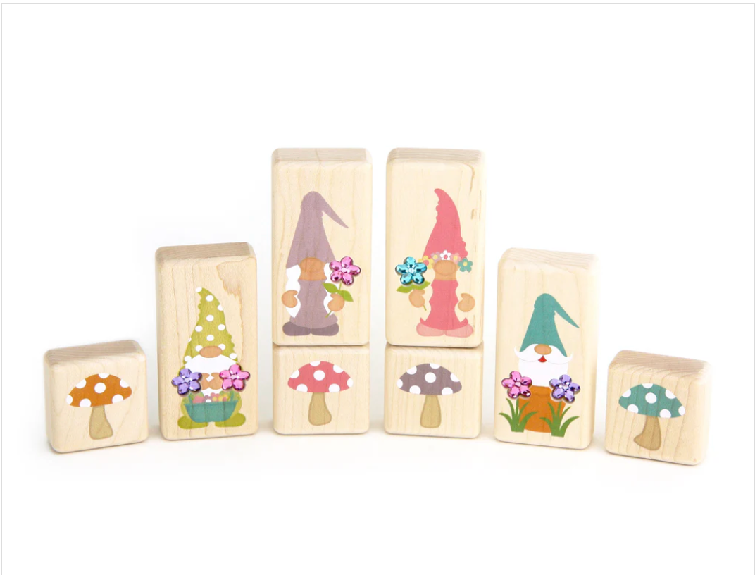 Spring Garden Gnomes 8-Pc Set