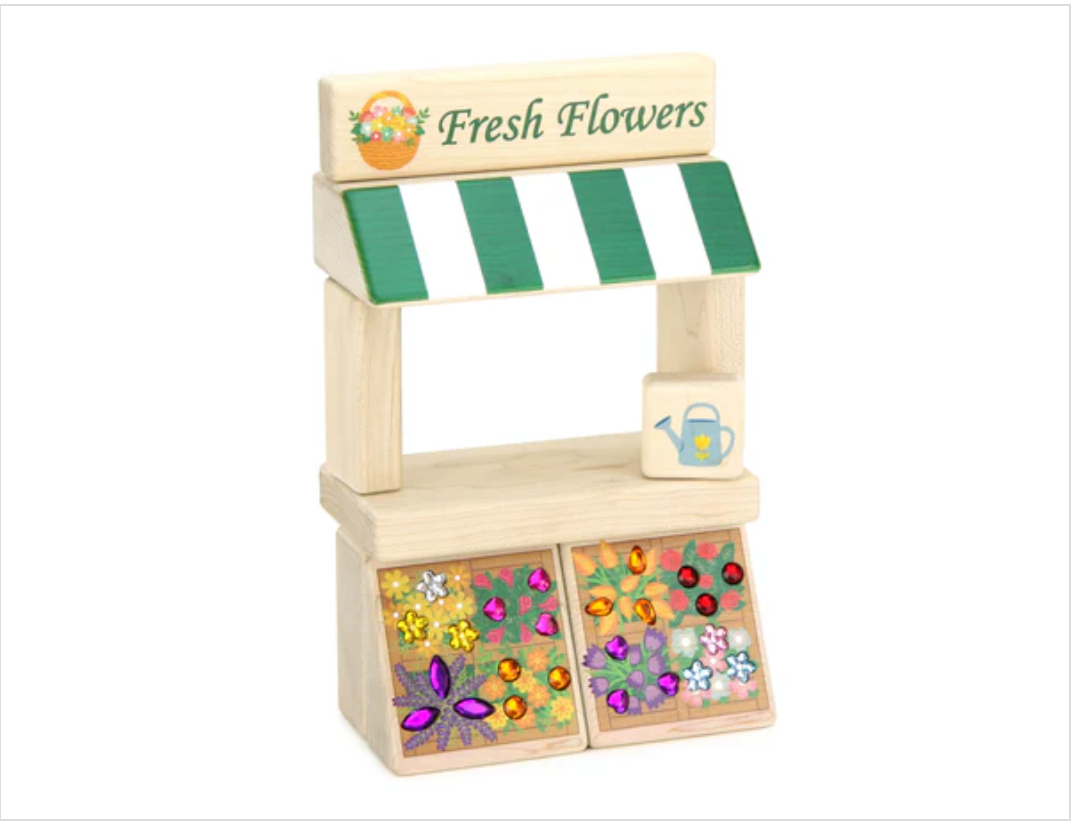 Flower Stand Building Block Set