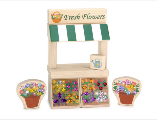 Flower Pot 2-Pc Gem Block Set