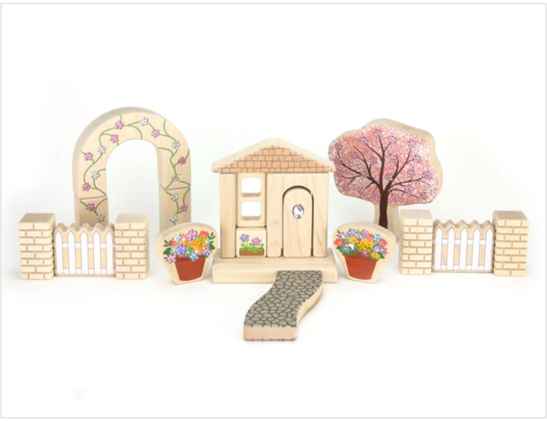 Flower Pot 2-Pc Gem Block Set