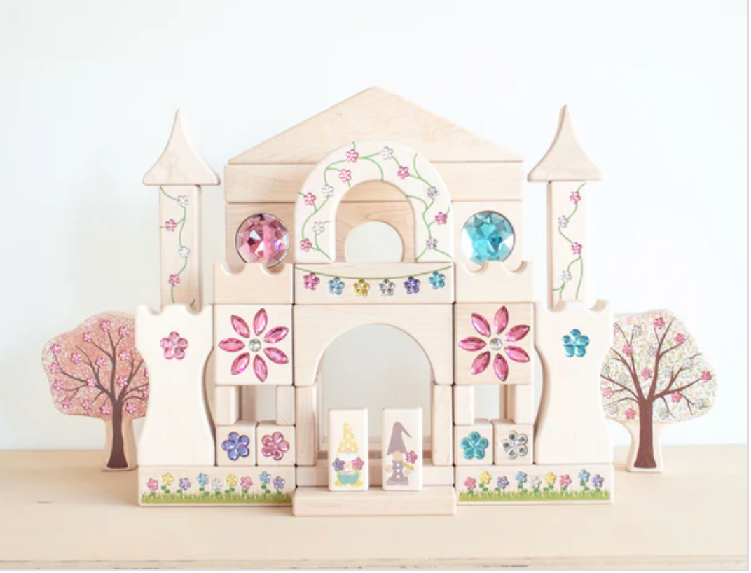 Blossoming Apple Tree Block