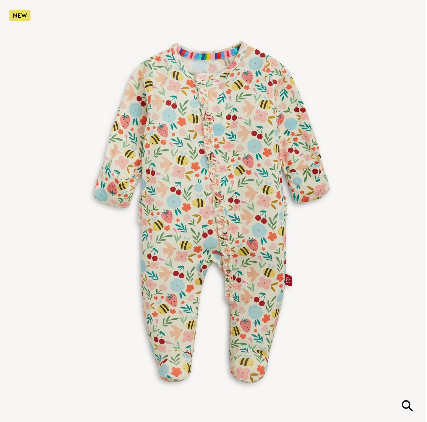 Honey Blossom Ruffle Footie