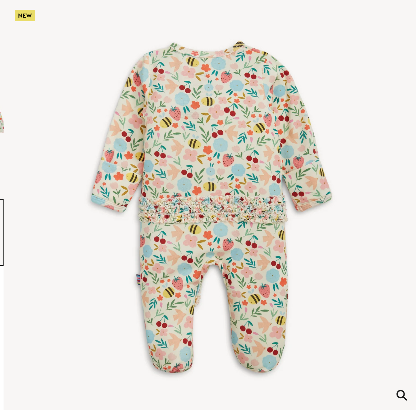 Honey Blossom Ruffle Footie