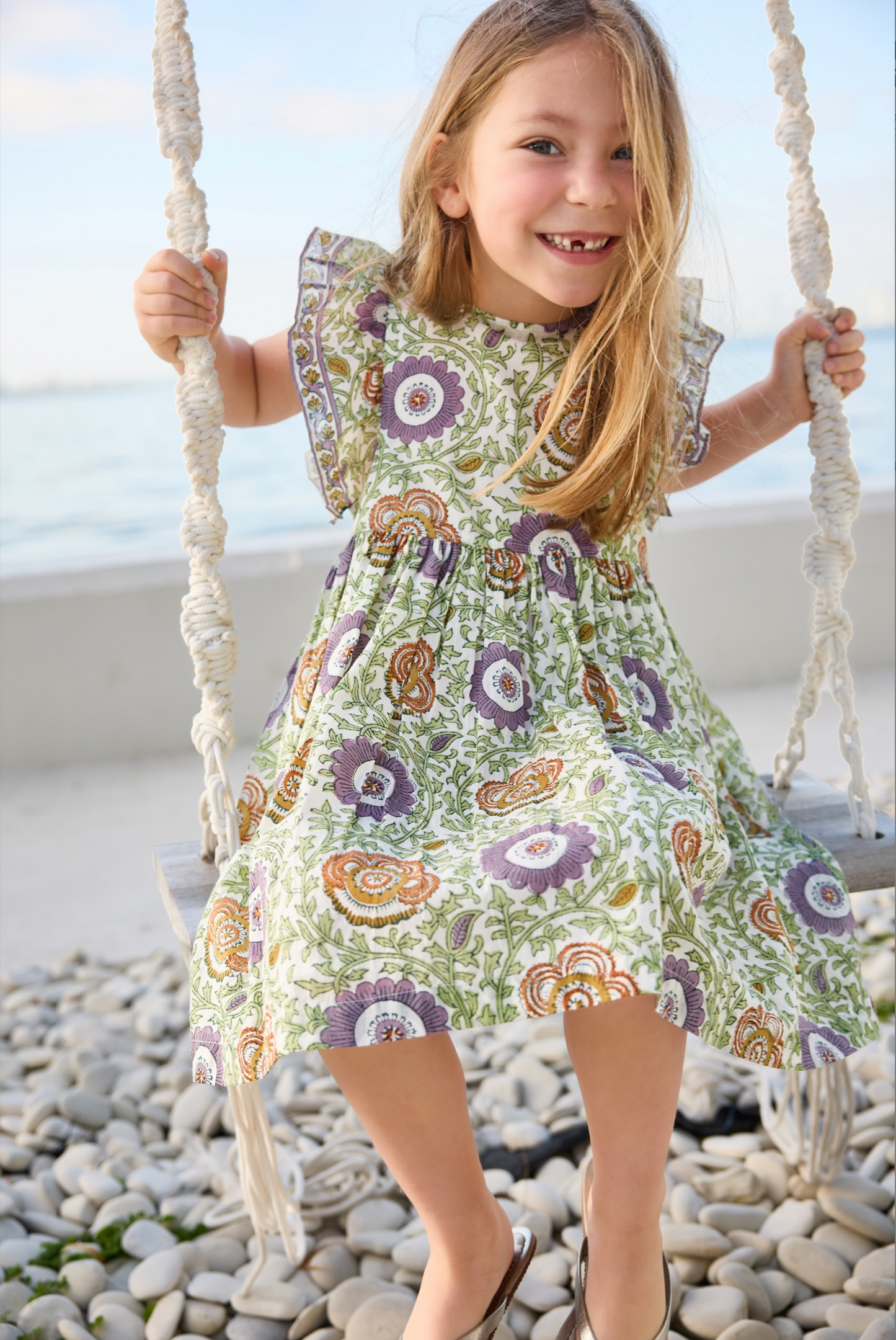 Lilac Lisbon Floral Elsie Dress