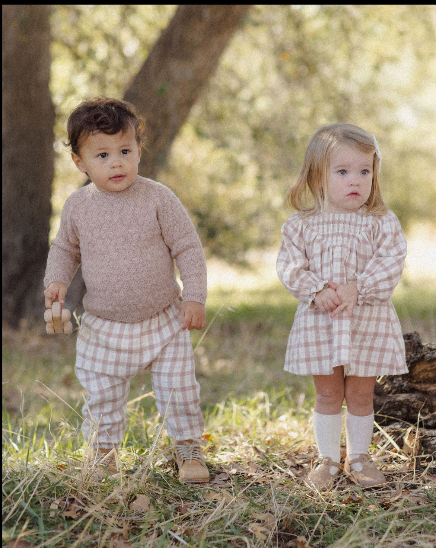 Almond Heathered Knit Sweater