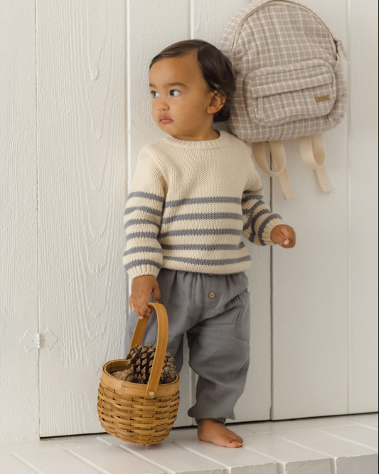 Rex Slate Stripe Sweater