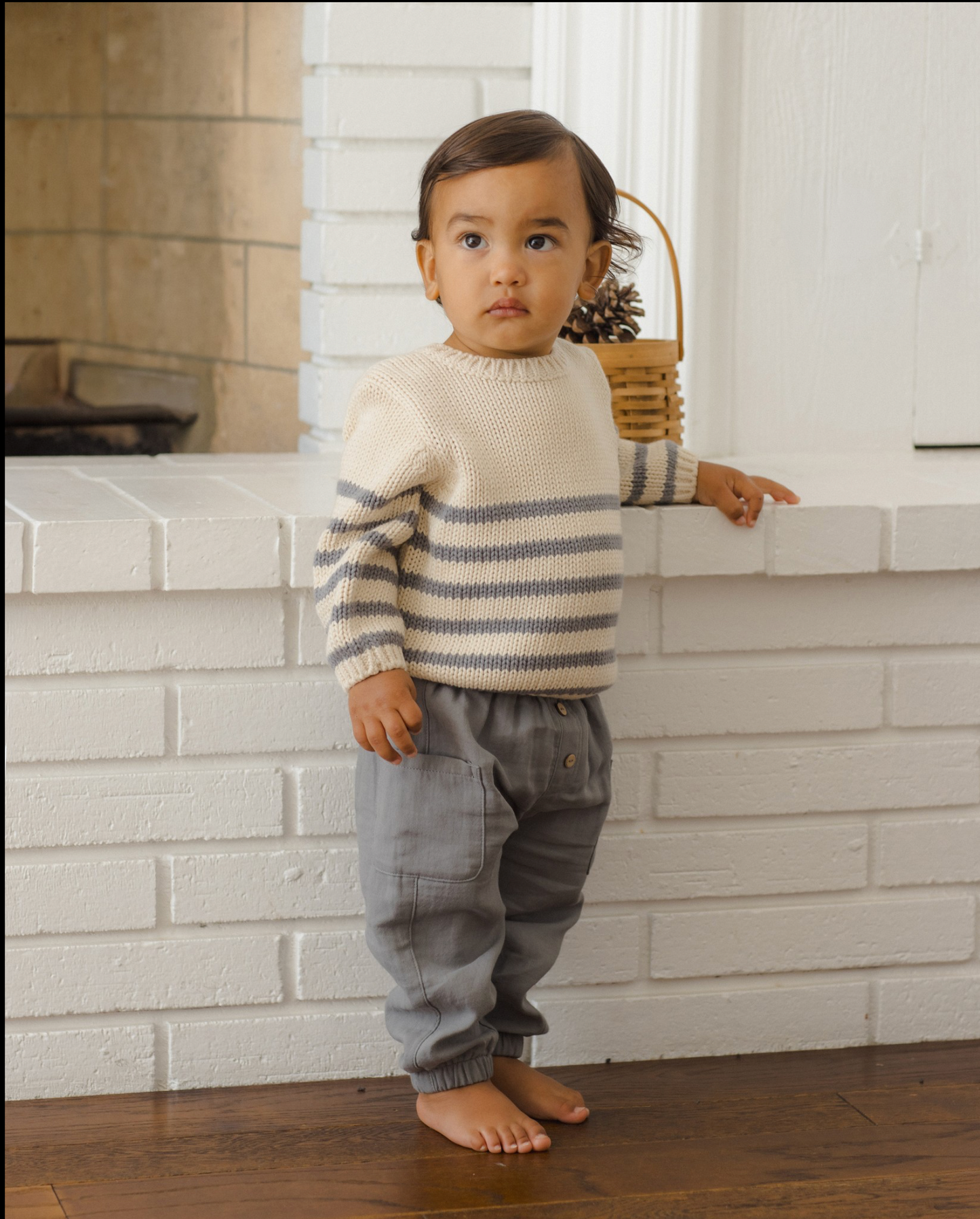 Rex Slate Stripe Sweater