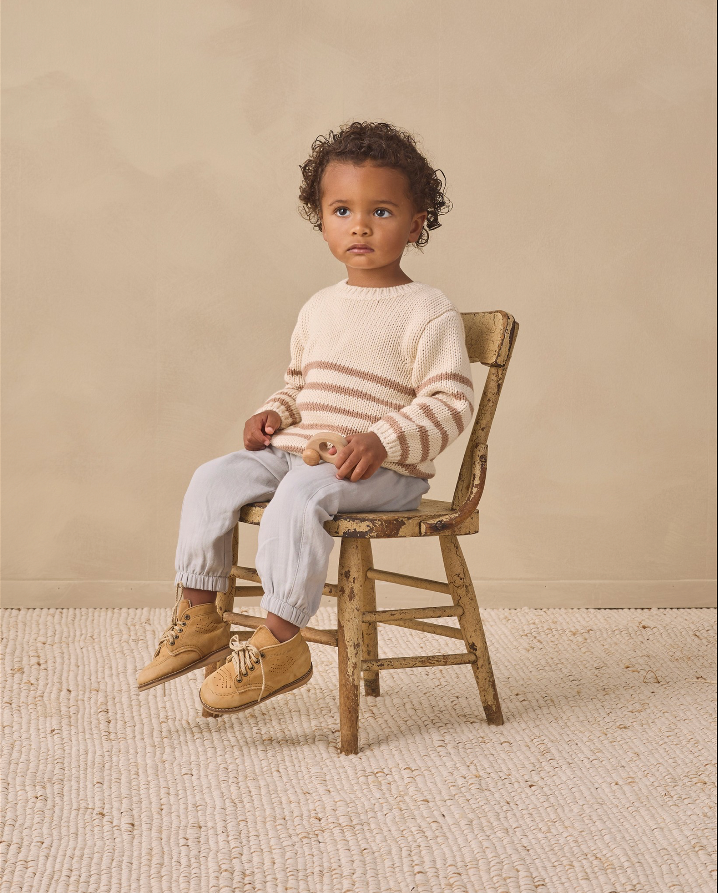 Rex Almond Stripe Sweater