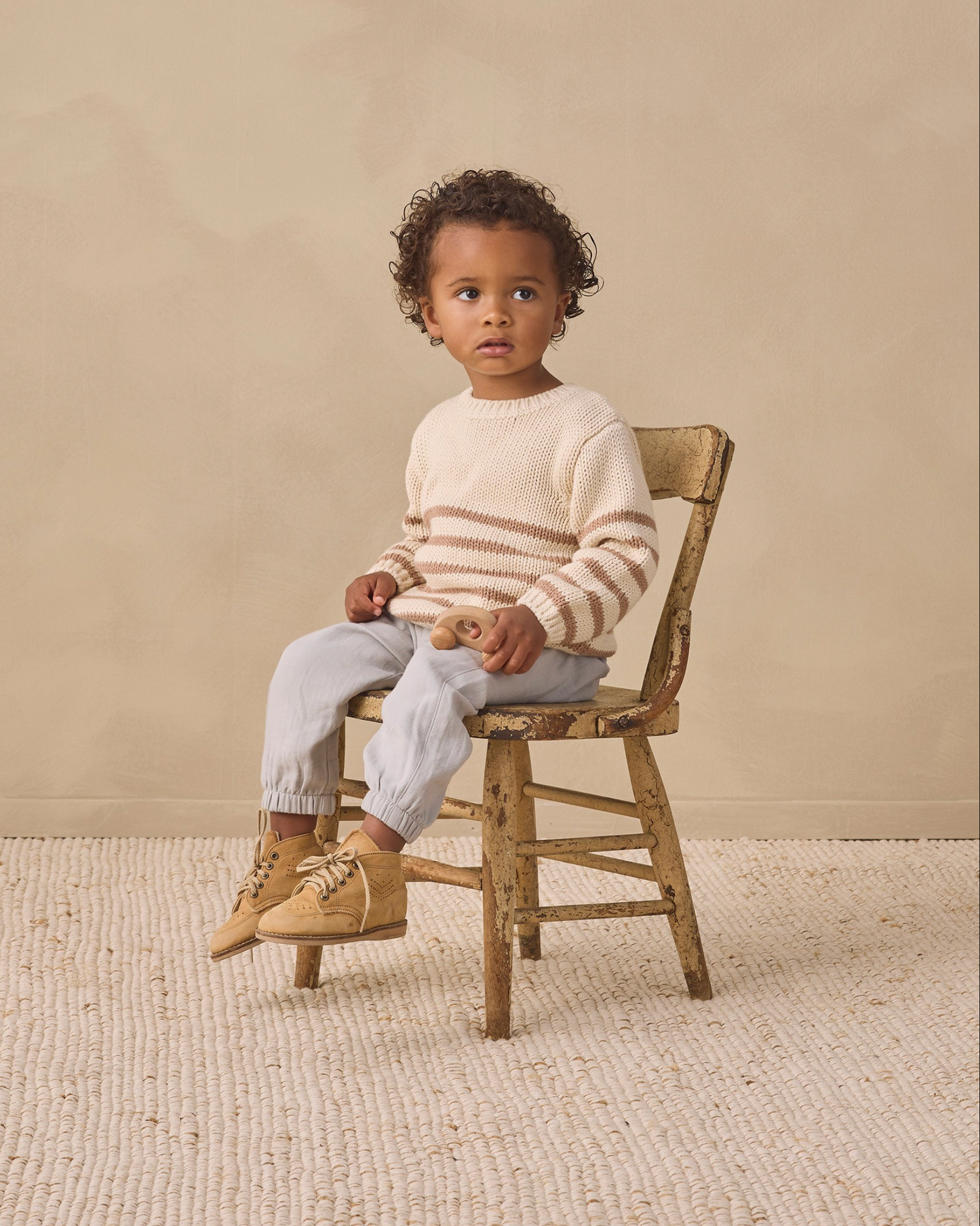 Rex Almond Stripe Sweater