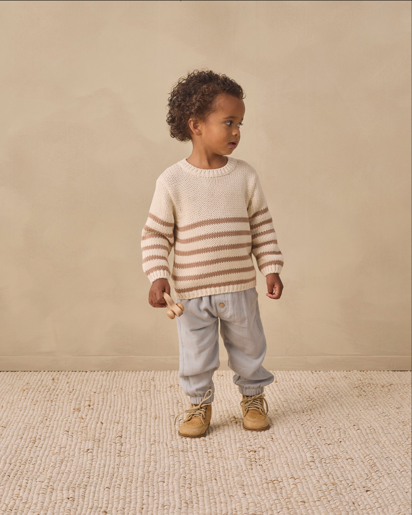 Rex Almond Stripe Sweater