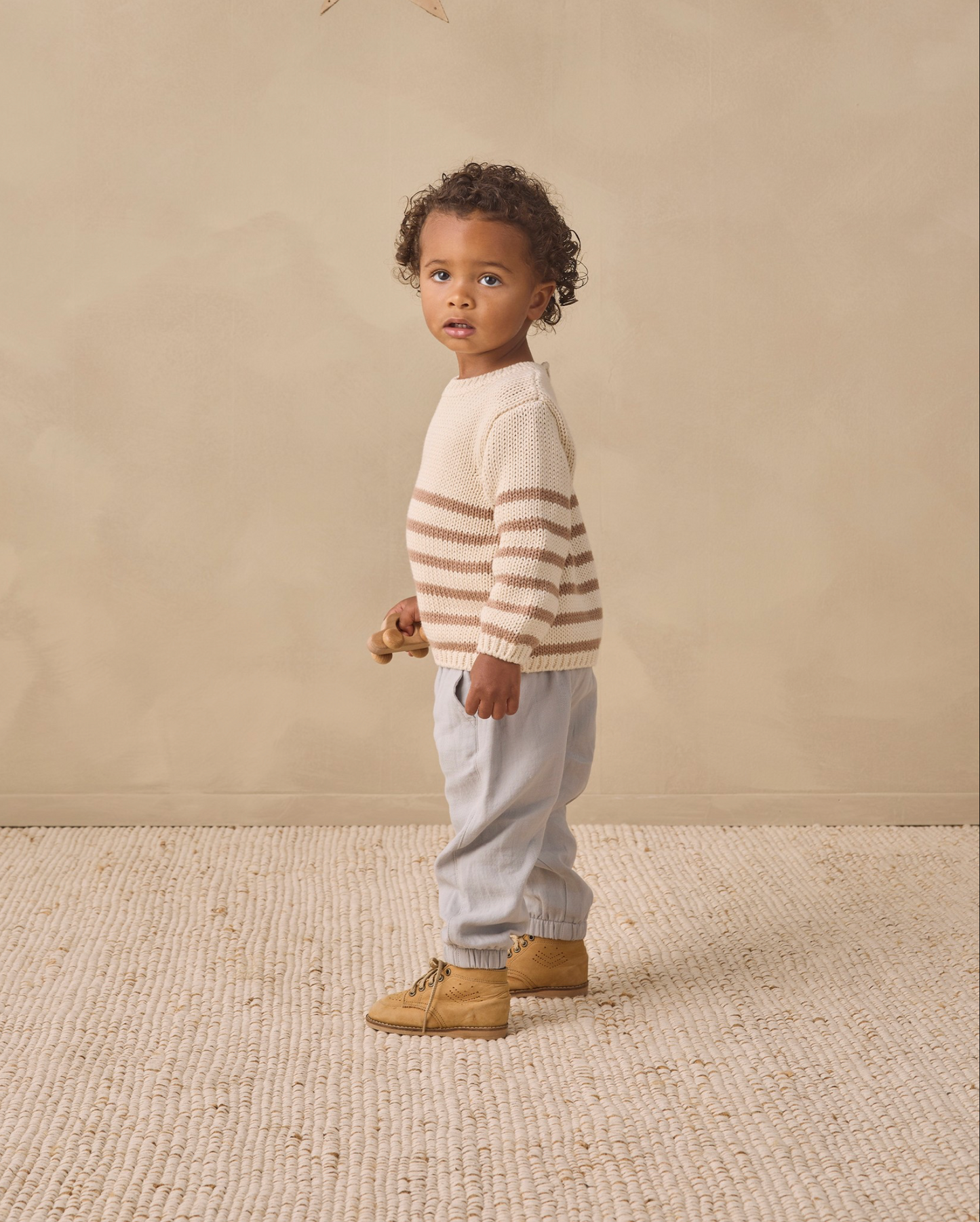 Rex Almond Stripe Sweater