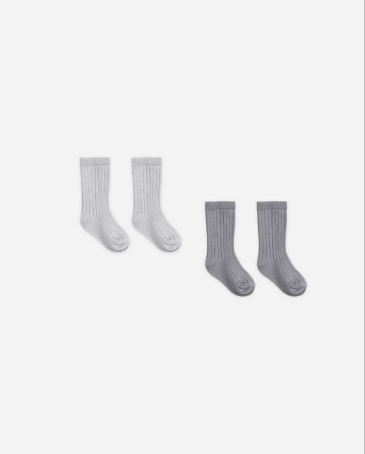 Slate/Cloud Socks Set