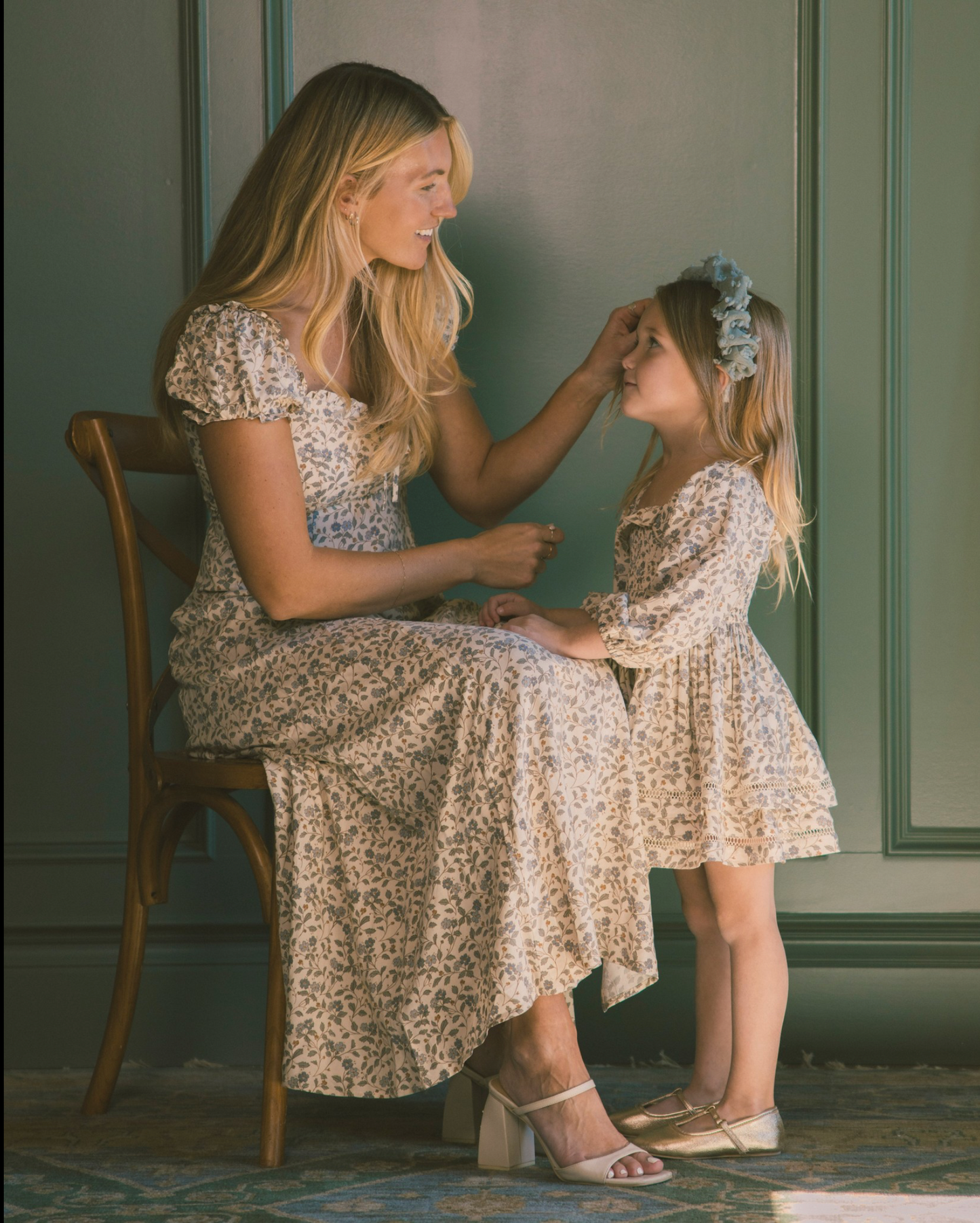 Blue Garden Elodie Dress