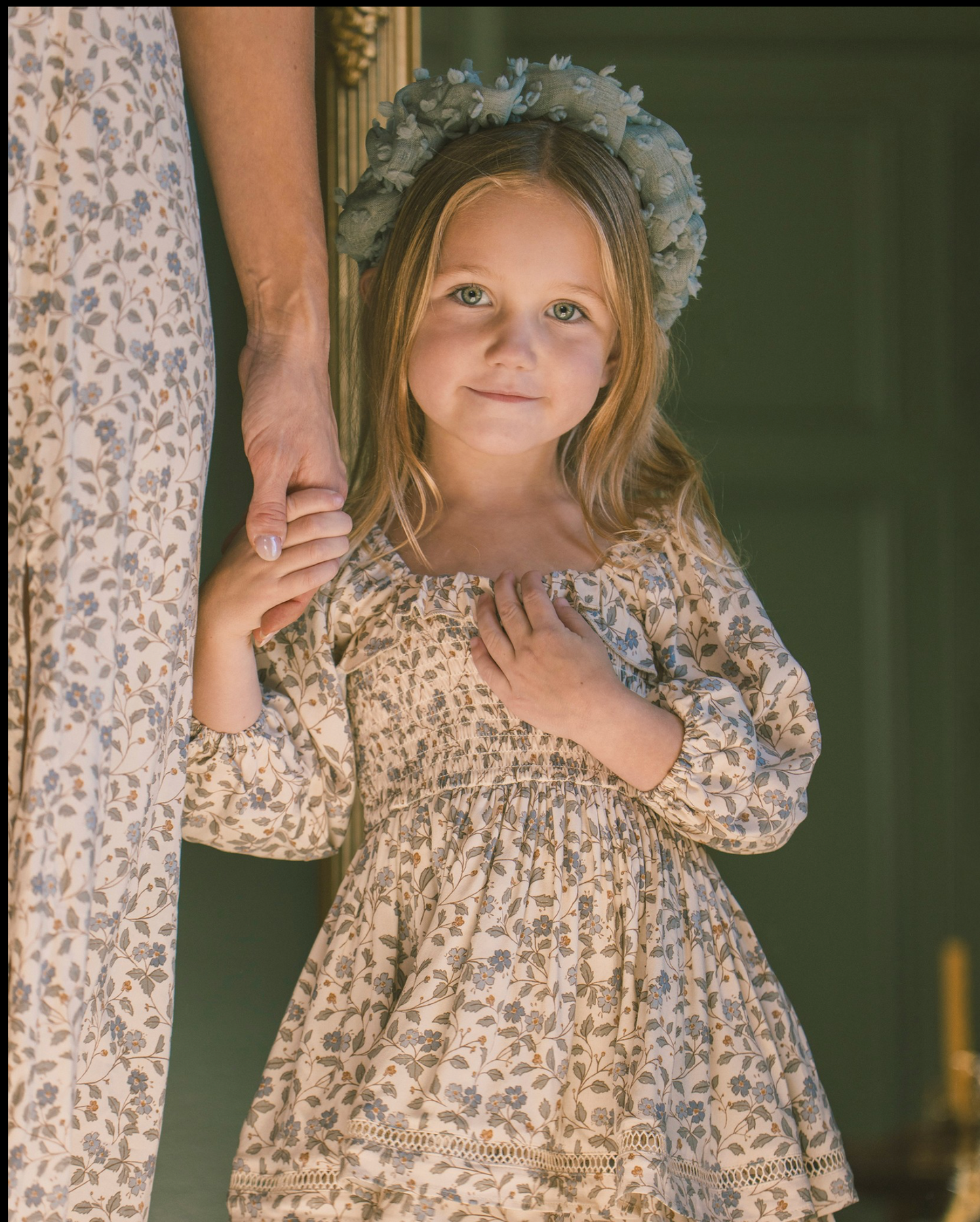 Blue Garden Elodie Dress