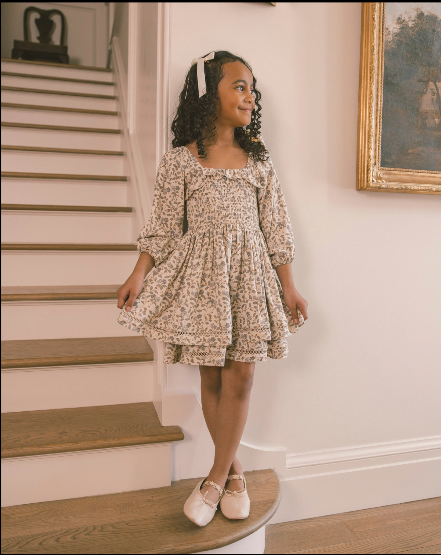 Blue Garden Elodie Dress