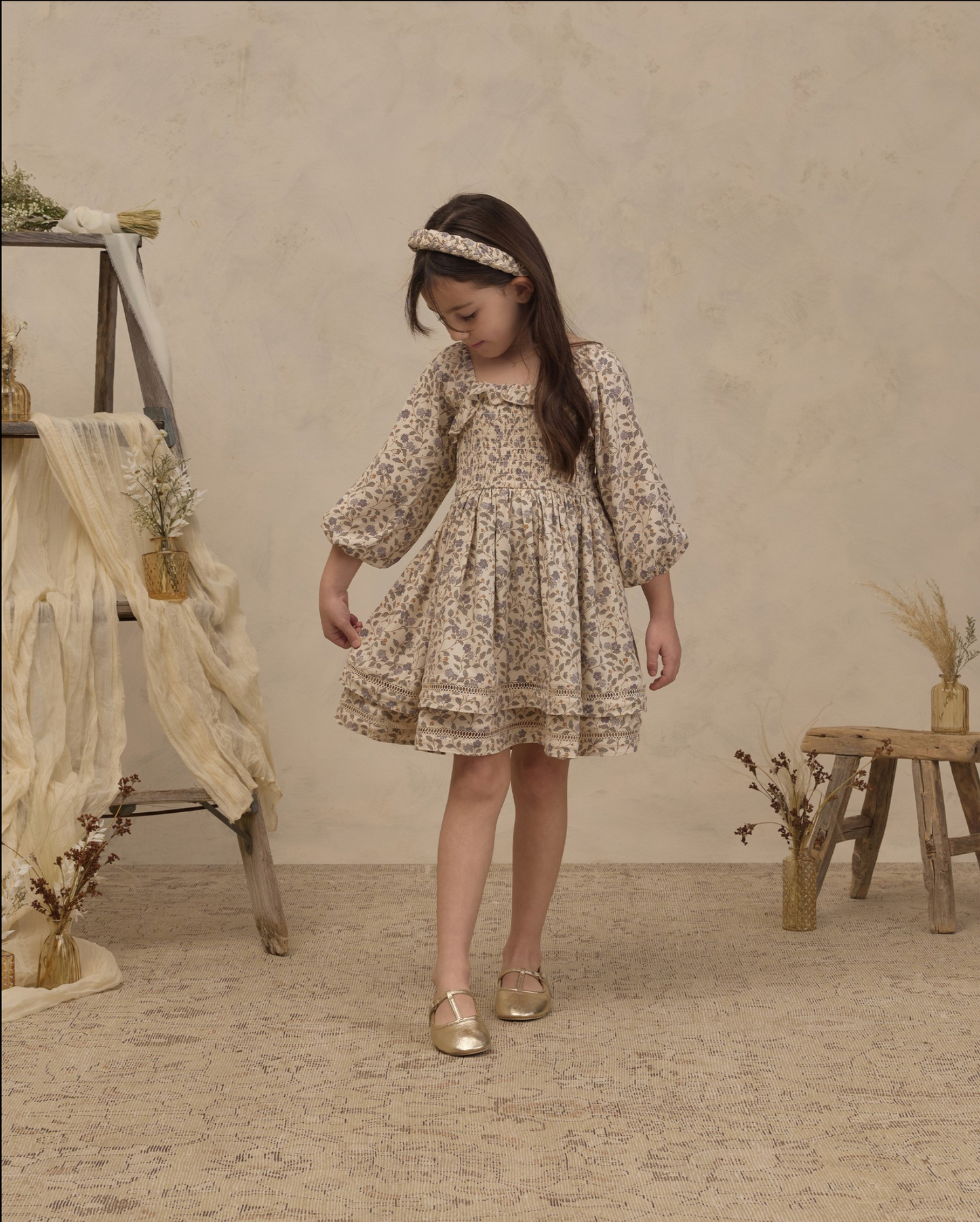 Blue Garden Elodie Dress