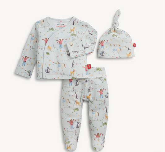 Festival Friends Organic Kimono Set