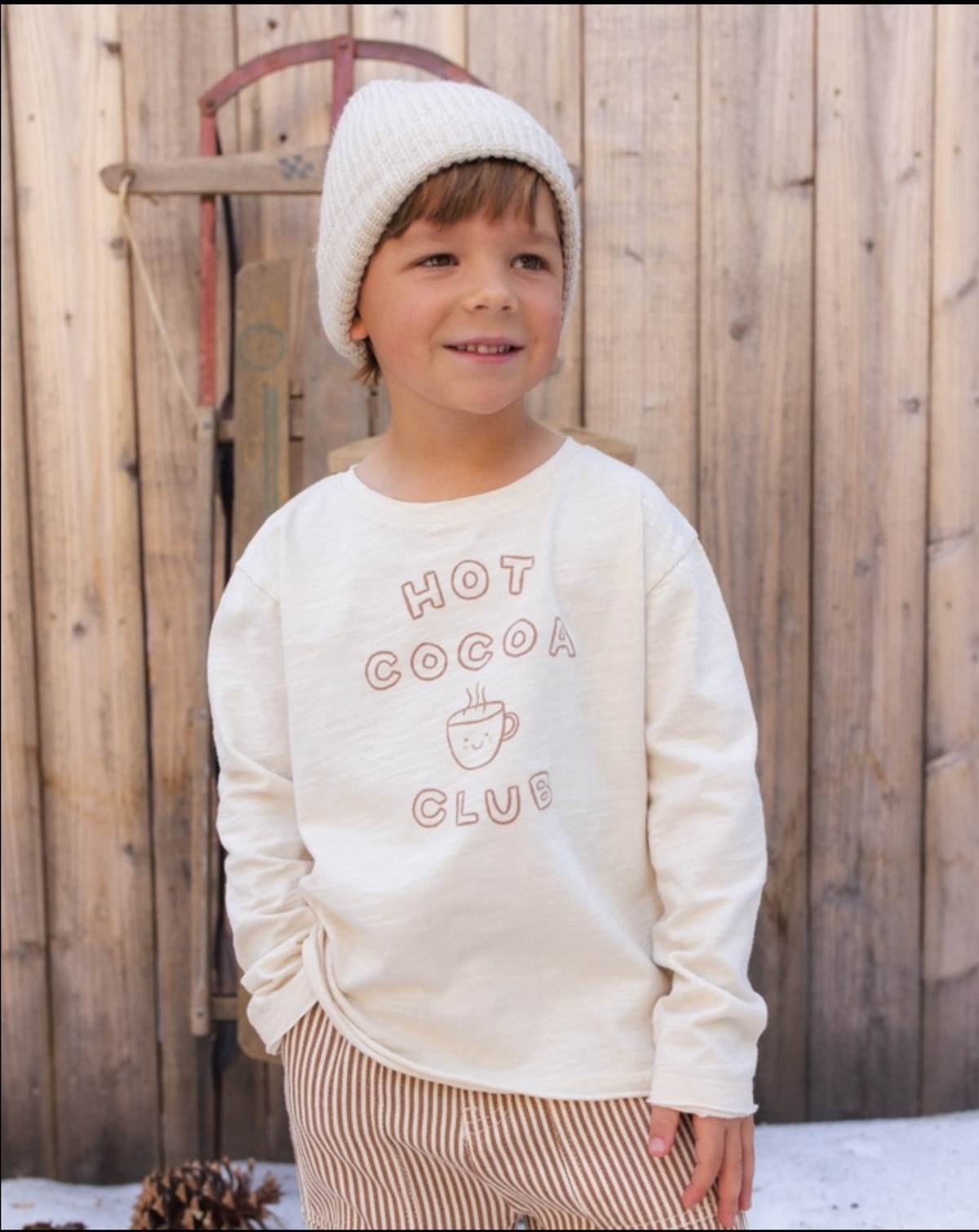 Hot Cocoa Club L/S Tee