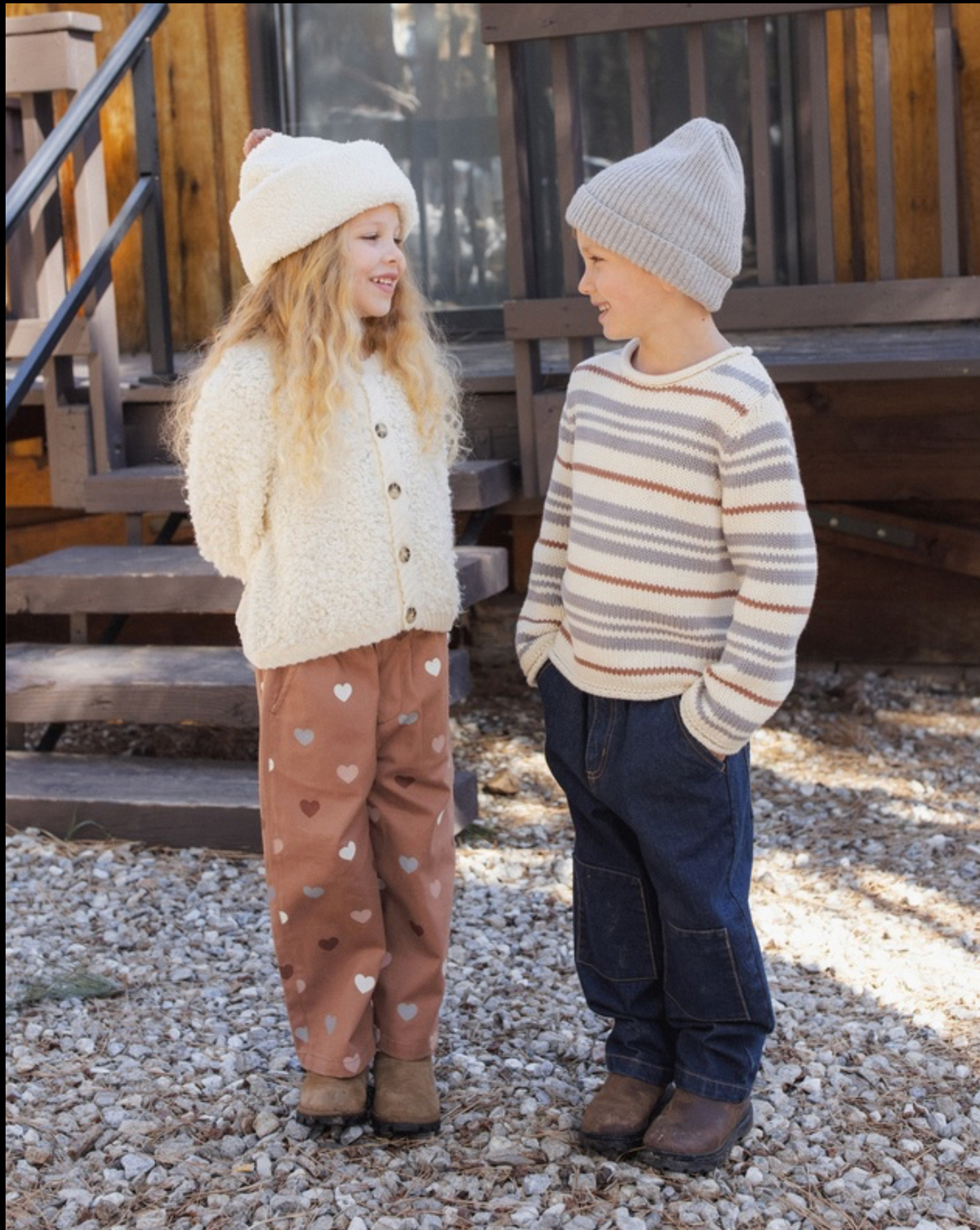 Dusty Blue Stripe Jacques Sweater