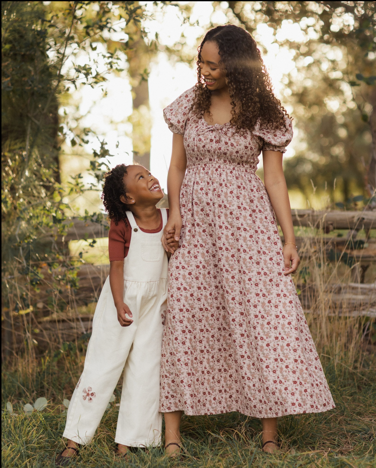 Daisy Patches Wide Leg Overalls