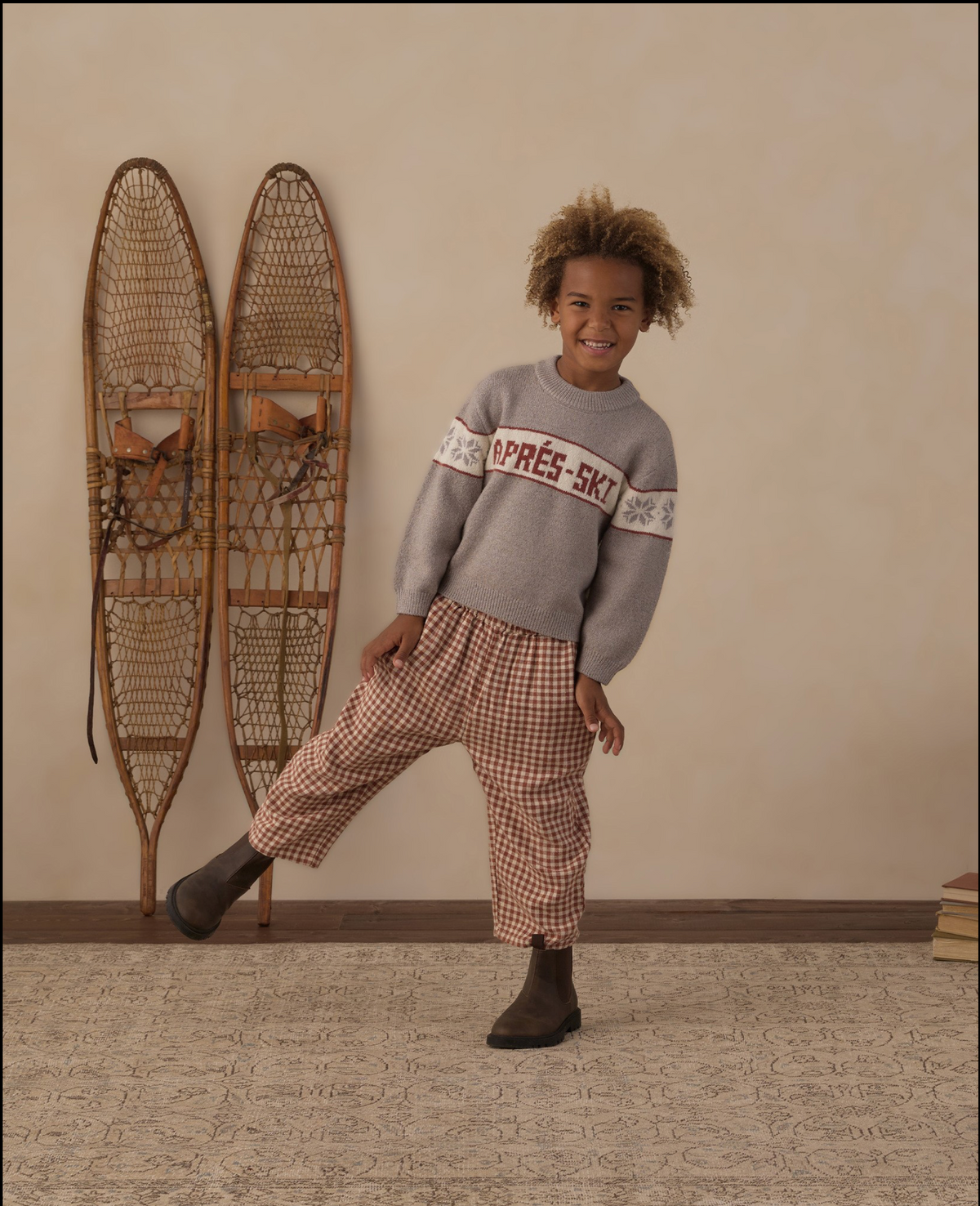 Brick Check Palmer Pants